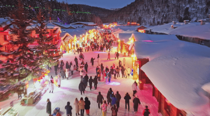 ｜来龙江过大年 冰天雪地乐翻天AG真人地址旅游迎春休闲过年(图3)